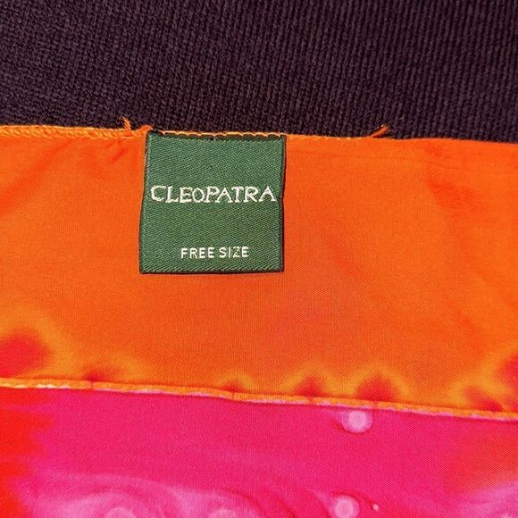 Cleopatra Neon Colored Pink Orange Blue Green White Tropical Beach Wrap Scarf - Picture 7 of 11